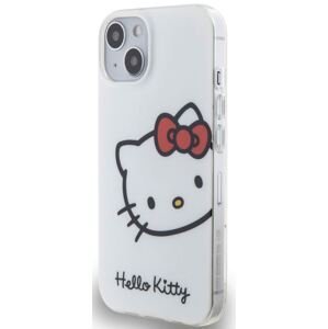 Plastové puzdro Hello Kitty na Apple iPhone 13 IML Head Logo biele