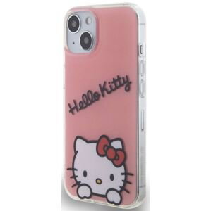 Plastové puzdro Hello Kitty na Apple iPhone 13 IML Daydreaming Logo ružové