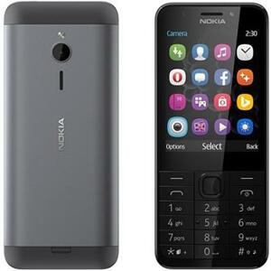 Nokia 230, Dual SIM, Dark Silver - SK distribúcia