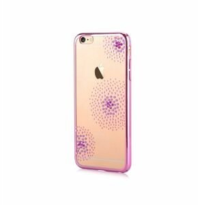 Silikónové puzdro Beeyo Flower Dots pre Apple iPhone 7/8 ružové