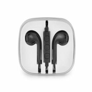 Stereo Handsfree Headphones New Box HR-ME25 na Apple iPhone, Jack 3.5mm čierne