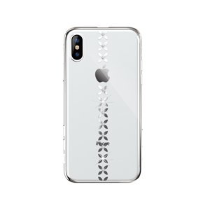 Plastové puzdro Devia Lucky Star pre Apple iPhone XS Max strieborné