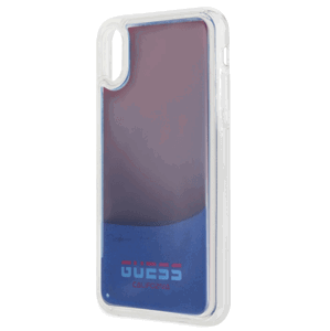 GUHCPXGLCRE Guess Glow in The Dark PC/TPU Cover for iPhone X/XS Sand/Red (EU Blister)