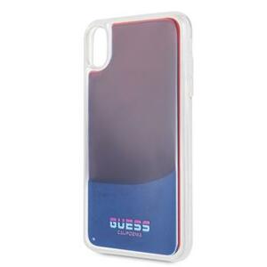 GUHCI65GLCRE Guess Glow in The Dark PC/TPU Pouzdro pro iPhone XS Max Sand/Red