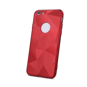 Silikónové puzdro Geometric Shine pre Apple iPhone XR červené