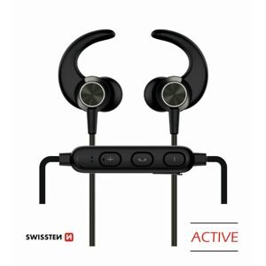 Bluetooth slúchadlá Swissten Active čierne