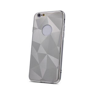 Silikónové puzdro Geometric Shine pre Huawei Y6 2019 strieborné