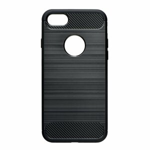 Silikónové puzdro Forcell Carbon pre Apple iPhone 11 Pro Max čierne