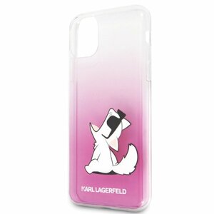 Karl Lagerfeld KLHCN58CFNRCPI Choupette Fun pre Apple iPhone 11 Pro pink