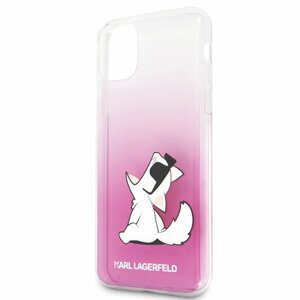 Karl Lagerfeld KLHCN61CFNRCPI Choupette Fun pre Apple iPhone 11 pink
