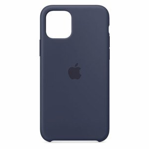 Silikónové puzdro Apple na Apple iPhone 11 Pro MWYJ2ZM/A Silicone Case Midnight Blue