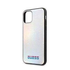 GUHCN65BLD Guess Iridescent Zadní Kryt pro iPhone 11 Pro MAX Silver (EU Blister)