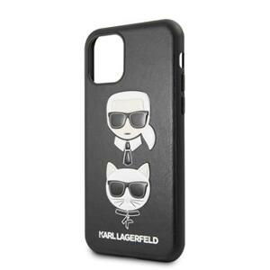 KLHCN61KICKC Karl Lagerfeld &Choupette Kryt pro iPhone 11 Black (EU Blister)