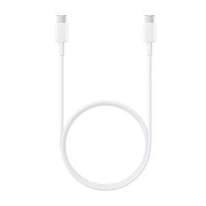 Kábel Samsung EP-DA705BWE, USB-C na USB-C, 3A, 1m, biely (Blister)