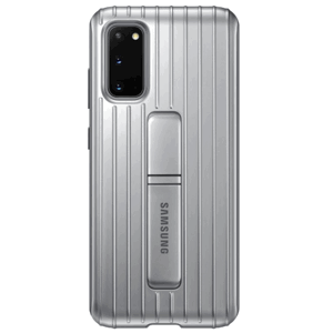 Samsung EF-RG985CS Protective Standing Cover pre Galaxy S20+, strieborné