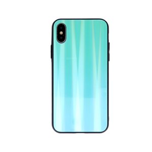 Plastové puzdro Aurora Glass pre Samsung Galaxy A41 mentolové