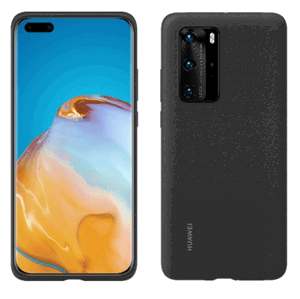 Huawei Silicone Case P40 Cierny