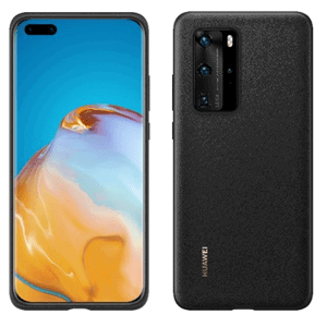 Huawei Leather case P40 Pro Cierny