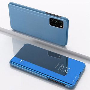 Diárové puzdro na Samsung Galaxy A51 Clear View modré