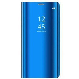 Diárové puzdro Clear View pre Samsung Galaxy A40 modré