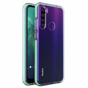 Silikónové puzdro Spring Clear TPU pre Xiaomi Redmi Note 8T mentolové