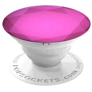 PopSockets Original PopGrip, Fuchsia Metallic Diamond, hliníkový