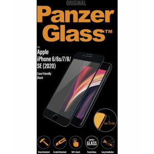 PanzerGlass tvrdené sklo Case Friendly pre iPhone SE 2020/8/7/6s/6 čierne