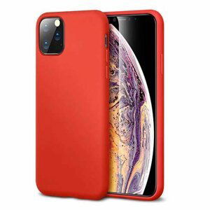 Silikónové puzdro na Apple iPhone 11 Pro Max ESR Color Soft Silicone červené