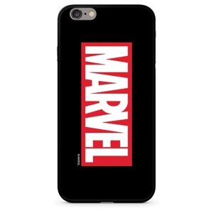 Puzdro Glass TPU Marvel Premium na iPhone X/Xs čierne (005)