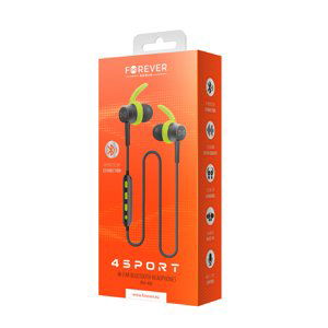 Slúchadlá bluetooth earphones Forever 4Sport  BSH-400 zelené