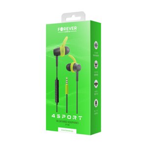 Slúchadlá Wired earphones Forever 4Sport SP-100 zelené