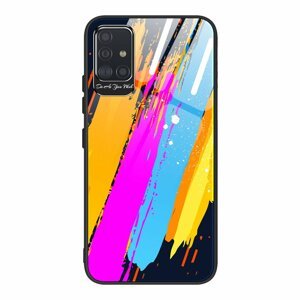 Puzdro pre Apple iPhone XS/iPhone X Color Glass TPU s tvrdeným sklom na zadnej strane a ochranou kamery vzor 3