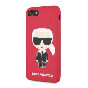 KLHCI8SLFKRE Karl Lagerfeld Full Body Silikonové Pouzdro pro iPhone 7/8 Red