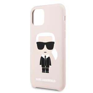 KLHCN61SLFKPI Karl Lagerfeld Silikonový Kryt pro iPhone 11 Pink