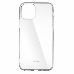 Silikónové puzdro Jelly Roar pre iPhone 12/iPhone 12 Pro  transparentné
