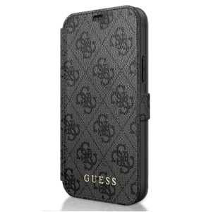 GUFLBKSP12S4GG Guess 4G Book Pouzdro pro iPhone 12 mini 5.4 Grey