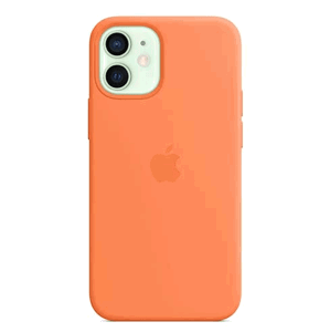 Silikónové puzdro Apple na Apple iPhone 12 Pro Max MHL83ZM/A Silicone Case with MagSafe Kumquat