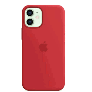 Silikónové puzdro Apple na Apple iPhone 12/12 Pro MHL63ZM/A Silicone Case with MagSafe (PRODUCT)RED