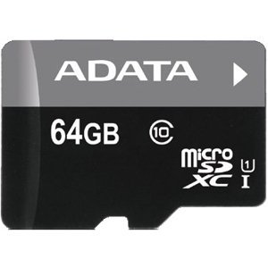 Pamäťová karta ADATA 64GB MicroSDXC Premier, class10 s adaptérom