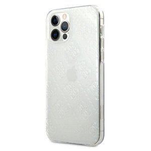 Puzdro Guess GUHCP12L3D4GTR na Apple iPhone 12 Pro Max 4G 3D Pattern Collection transparentné