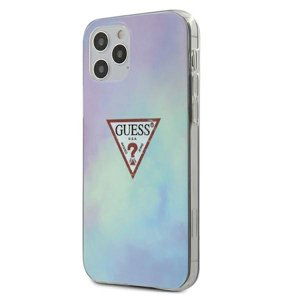 Puzdro Guess GUHCP12LPCUMCGC02 na Apple iPhone 12 Pro Max Tie & Die Collection modré