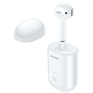 Bluetooth slúchadlo USAMS LB Mono Stereo Wireless Headset - biele