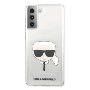 Puzdro Karl Lagerfeld KLHCS21MKTR na Samsung Galaxy S21 Plus 5G PC/TPU Head transparentné