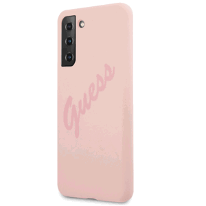 Puzdro Guess GUHCS21MLSVSPI na Samsung Galaxy S21 Plus 5G Vintage ružové
