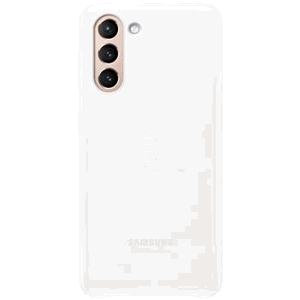 Plastové puzdro Samsung na Samsung Galaxy S21 5G G991 EF-KG991CWE LED Cover biele