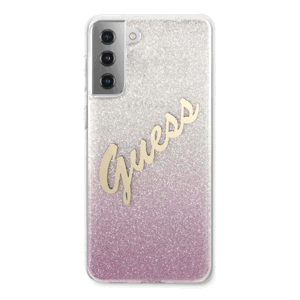 Puzdro Guess GUHCS21MPCUGLSPI na Samsung Galaxy S21 Plus 5G Vintage ružové