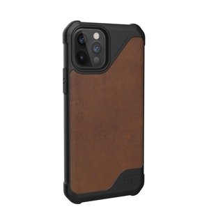 Odolné puzdro na Apple iPhone 12 Pro Max UAG Urban Armor Gear Metropolis Leather hnedé