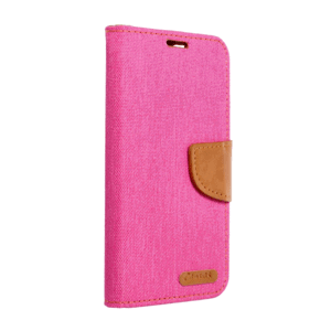 Diárové puzdro na Samsung Galaxy A52/A52 5G Canvas ružové