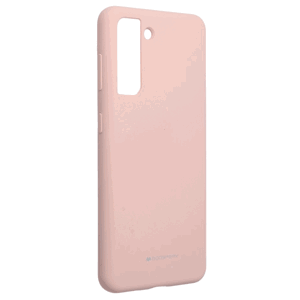 Silikónové puzdro na Samsung Galaxy S21 5G Mercury Silicone ružové