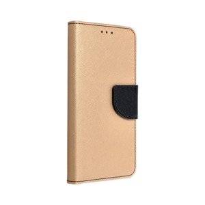 Diárové puzdro na Xiaomi Redmi 9 Fancy Book zlato čierne